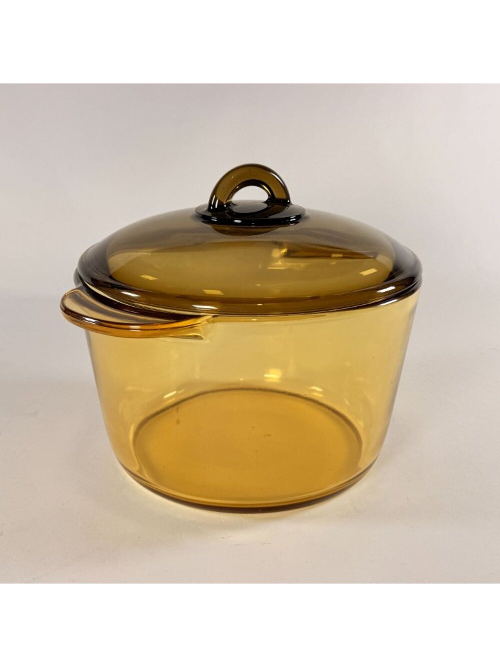 ARC France 2.5L Casserole Brown Glass Heat Resistant Cookware Lid